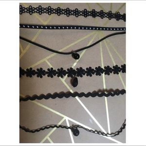 ✨🖤 NWOT Bundle of Black Chokers 💎